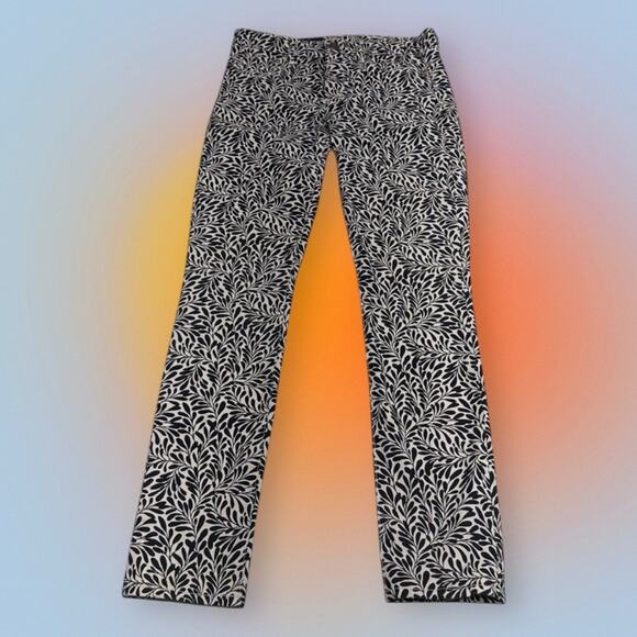 J. Crew Denim - J. CREW Women’s 26 Black White MIDRISE TOOTHPICK Jeans